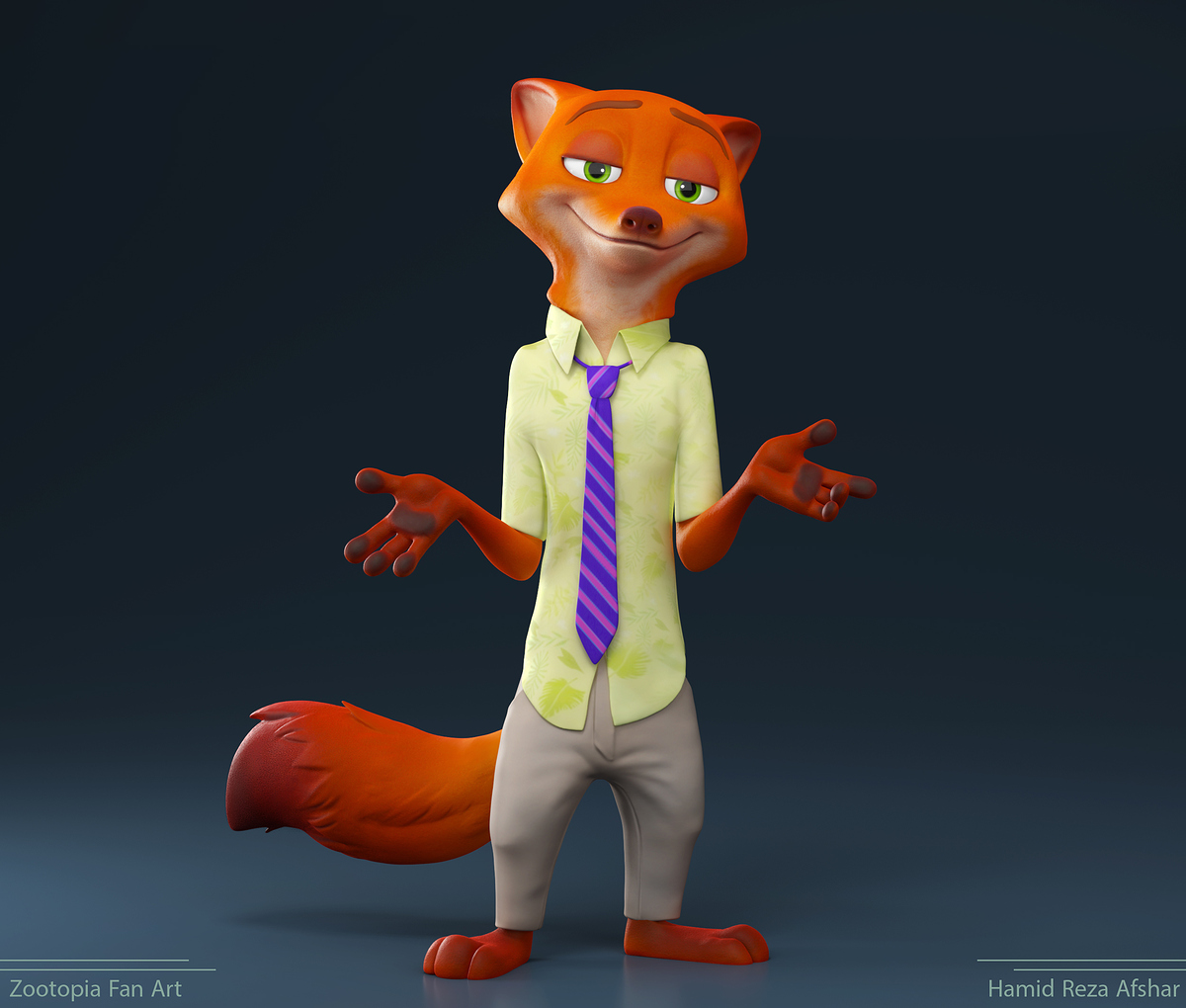 FullBody_NickWild_by_HamidRezaAfshar