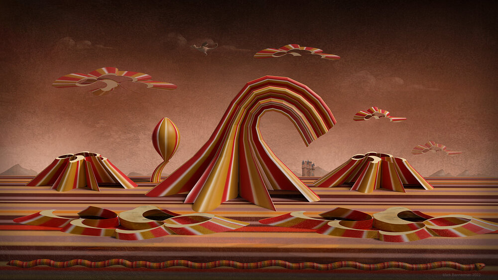 striped landscape