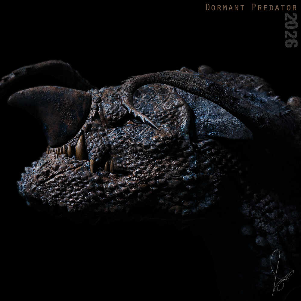 Dormant Predator_Digital_Sculpture_SurajitSen_March2026A
