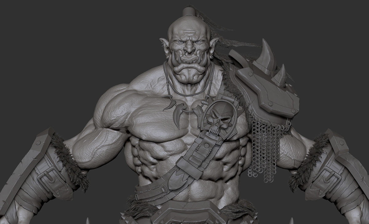 Mag'har_Orc_Zbrush_01