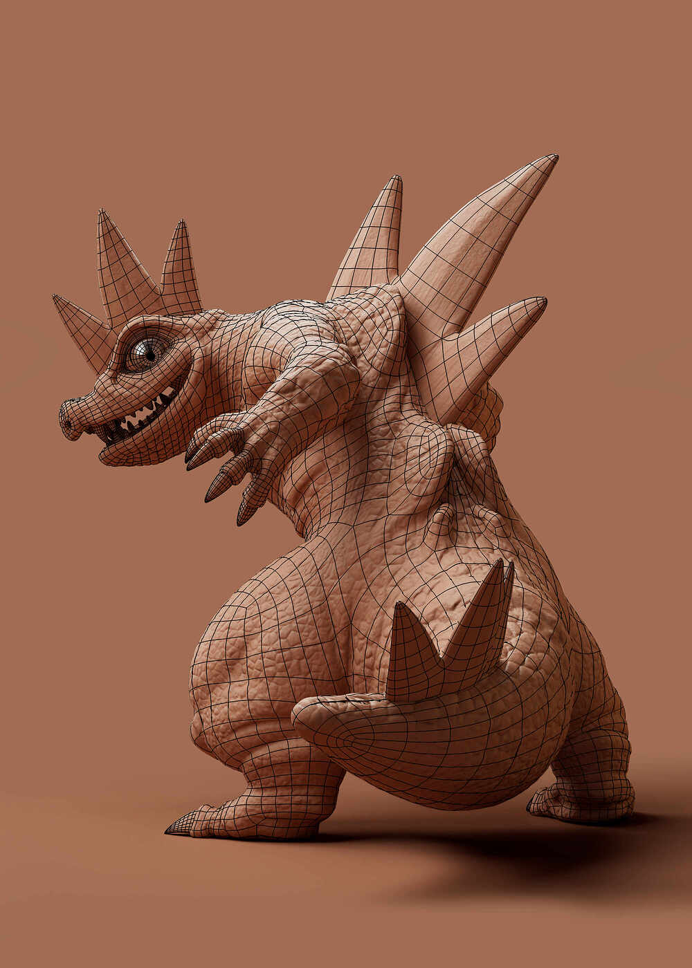 feraligatr_wirerframe