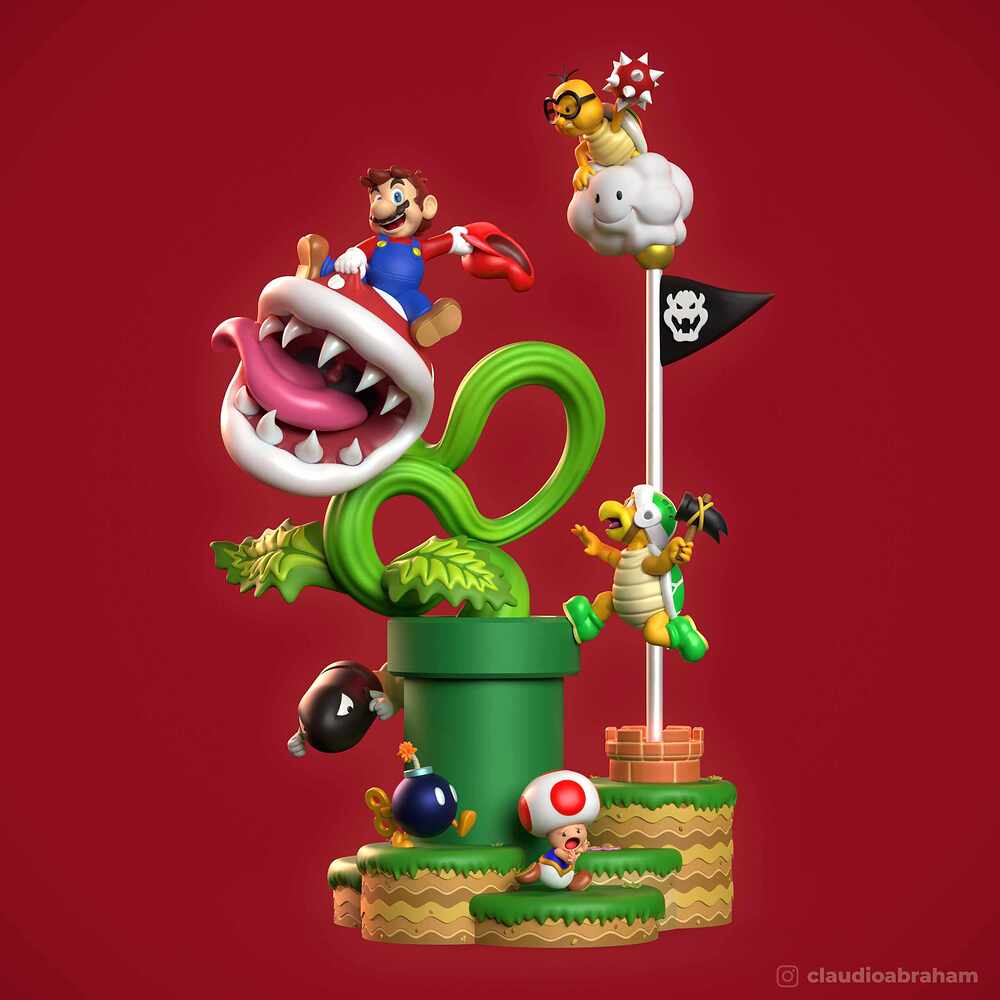 SuperMarioDiorama_ClaudioAbraham_Mario_09c