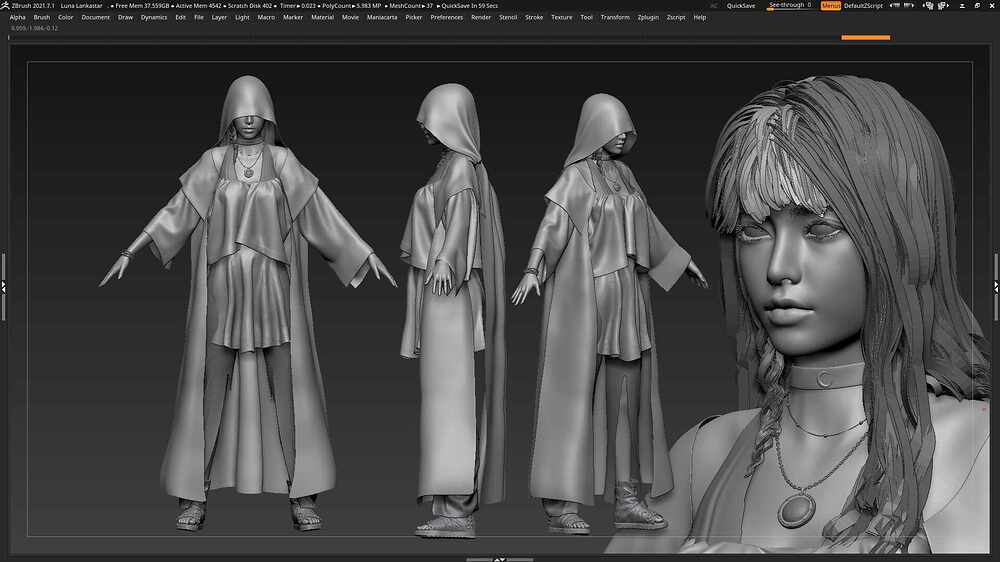 Luna sculpt design 3