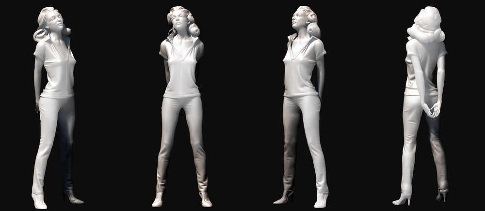 Realistic Beth Sanchez_Smith by Darya Girina sculpting_Life-size_2