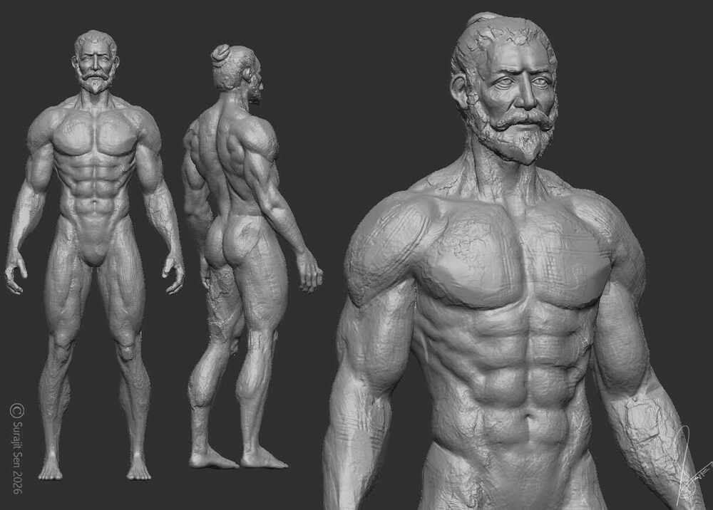 Man_Torso_Study_Digital_SCulpture_SurajitSen_Feb2026B_WIP