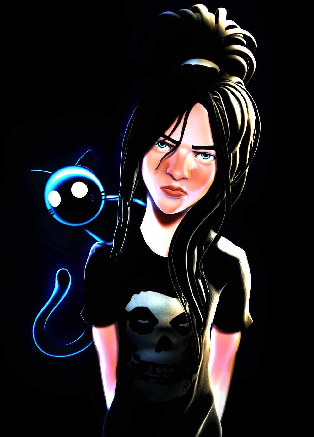 layla and shadow 3d