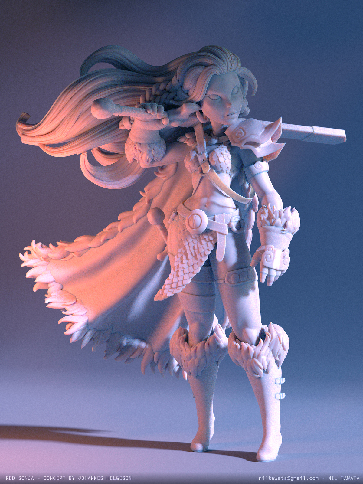 NilTawata_RedSonja_Clay_001