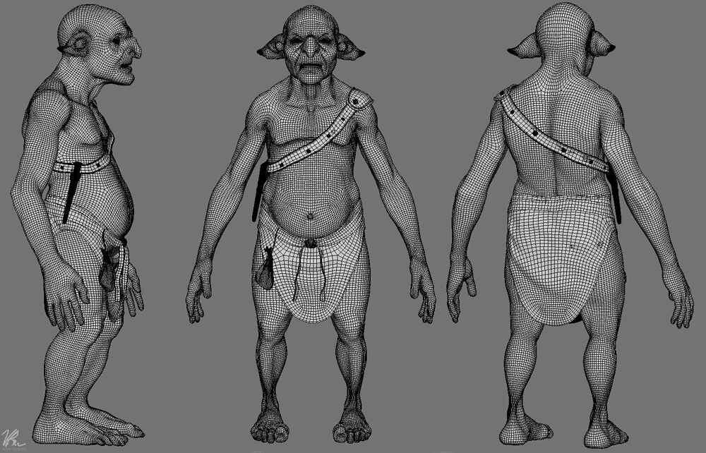 GoblinFullBodyPhotoWereframe
