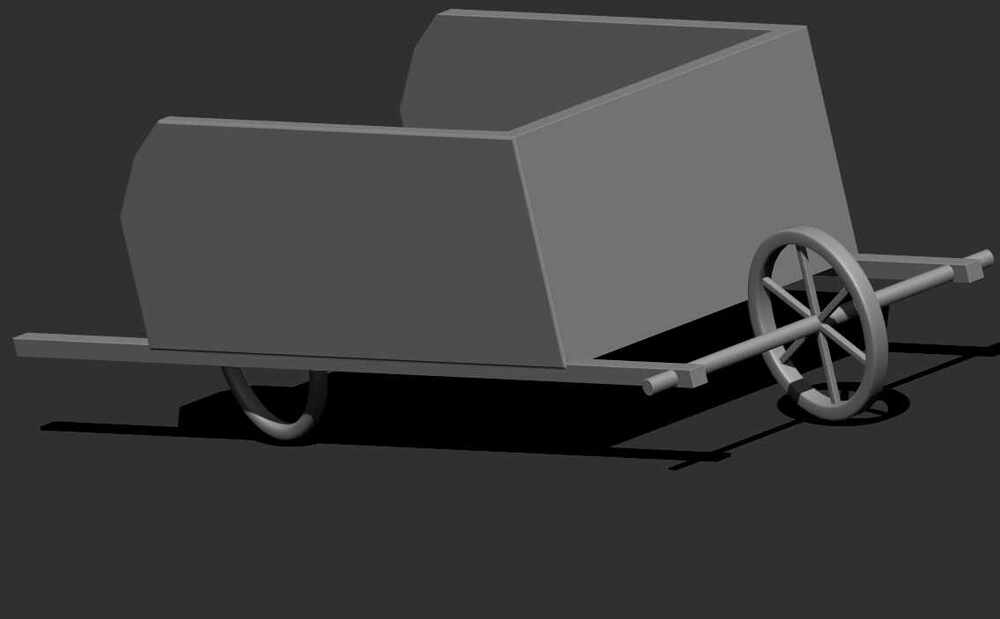Zbrush wheel barrel 2