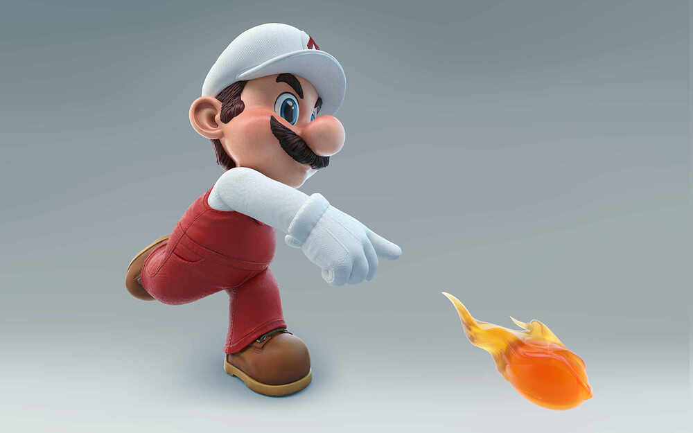 mariosidefireball