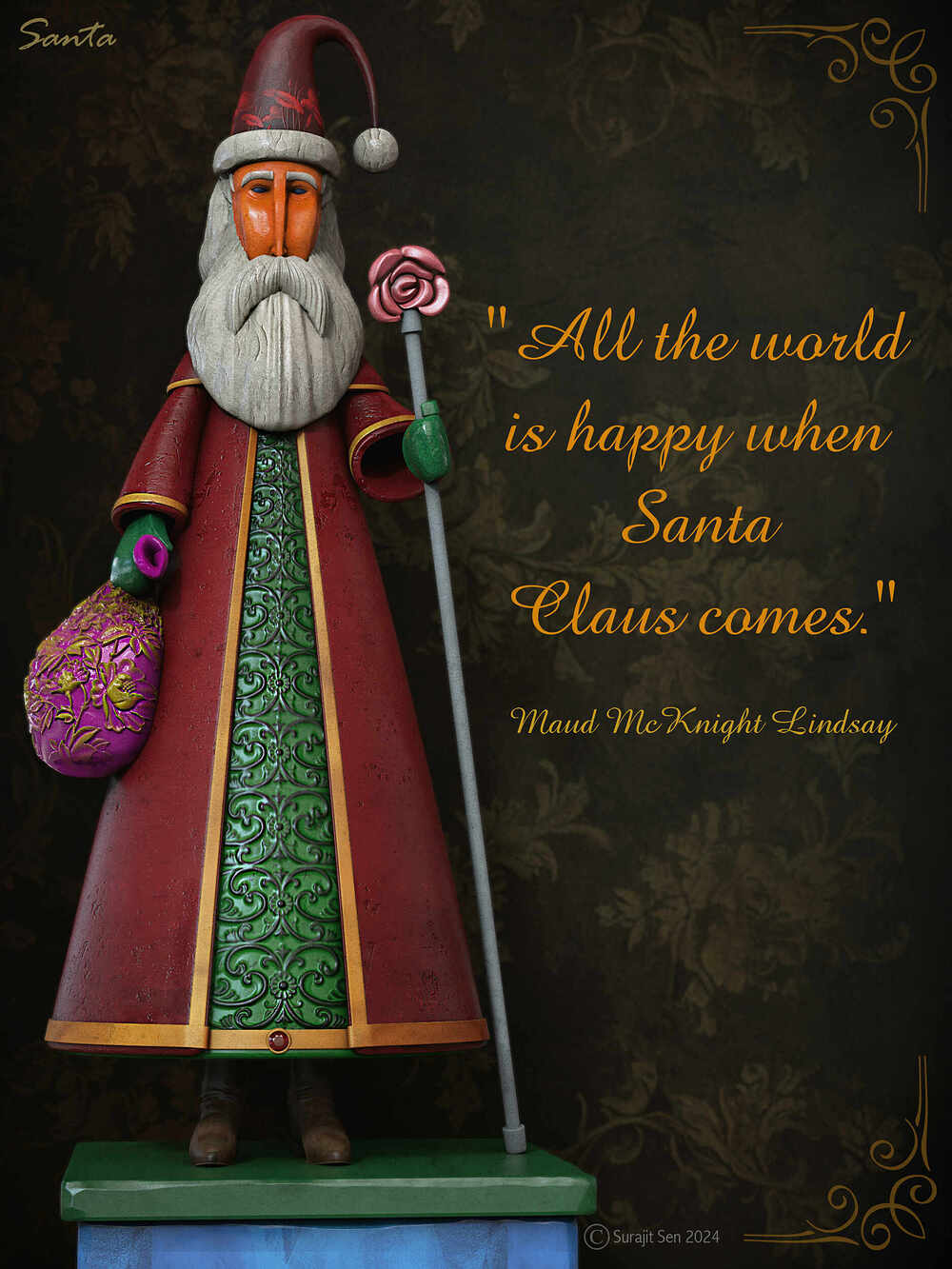 Santa_Digital_Sculpture_SurajitSen_Dec2024A