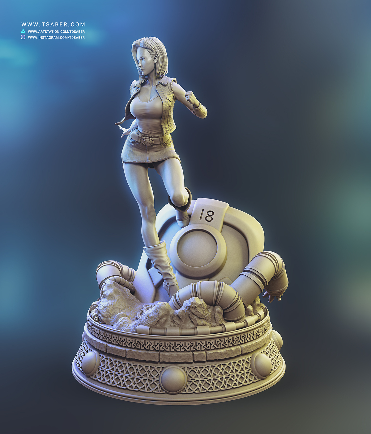 Android 18 - Tsaber 03