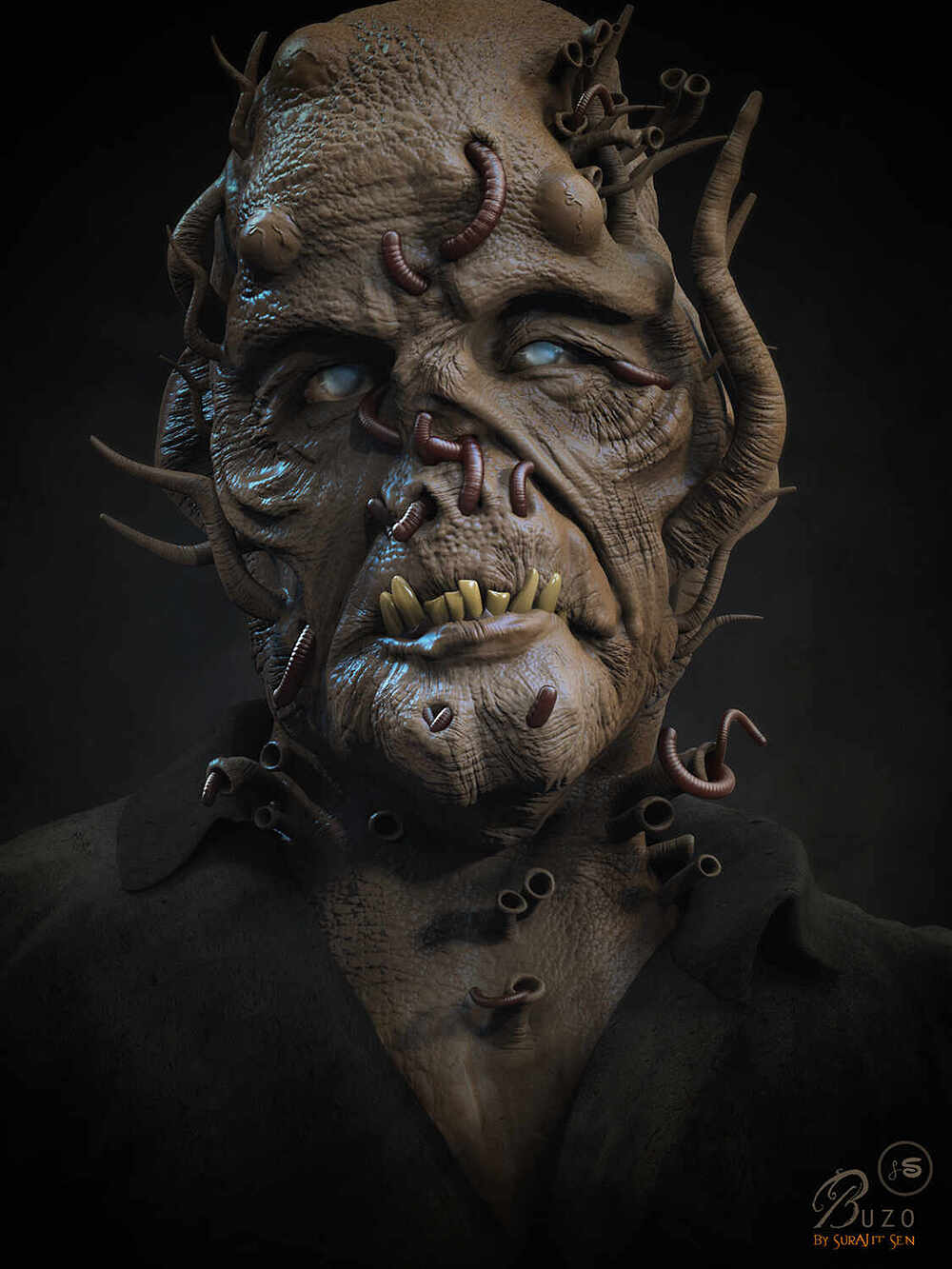 Buzo_Creature_Digital_Sculpture_SurajitSen_Jan2023AAA_L