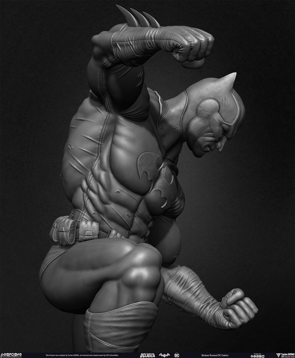 Batman Dceased DC Comics sculpted by Yacine BRINIS 034