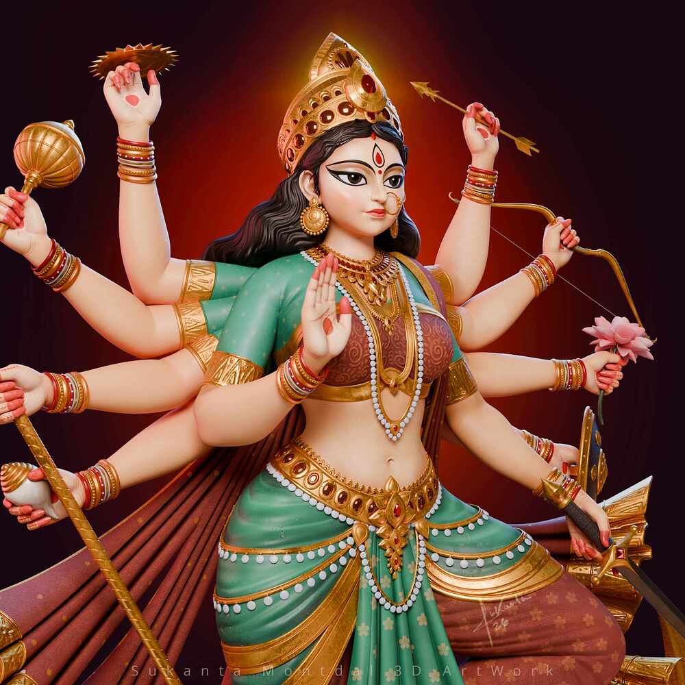 Devi_Durga_art_by_Sukanta_Mondal_04