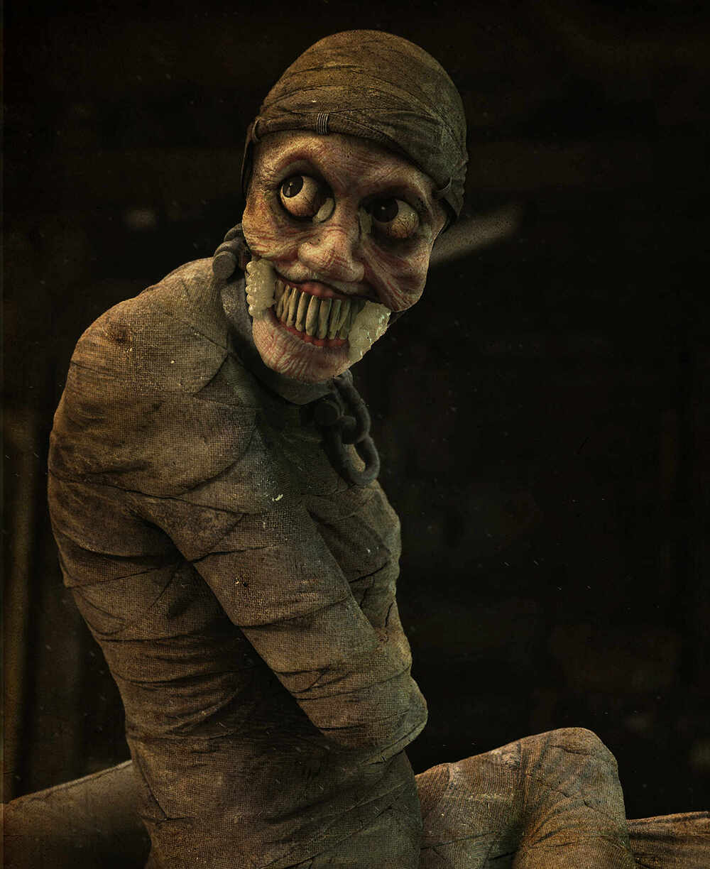 Spazm_Doll_Digital_Sculpture_SurajitSen_31st_oct2022_HalloweenA