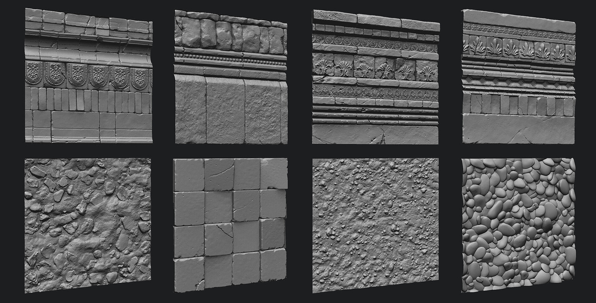 tileable pattern zbrush