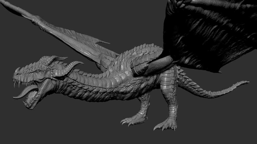 220204_Wyvern_ZBrush1
