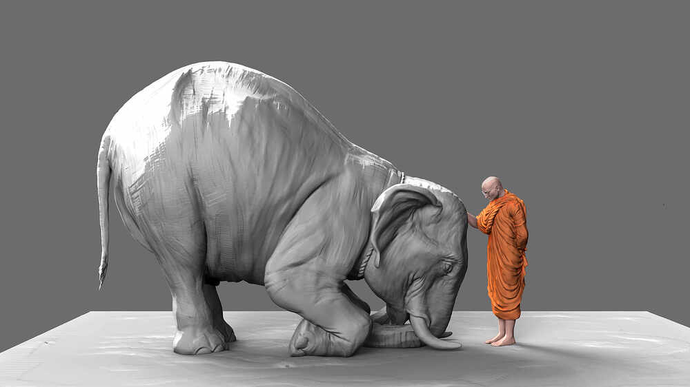 The Monk and the Elephant_02
