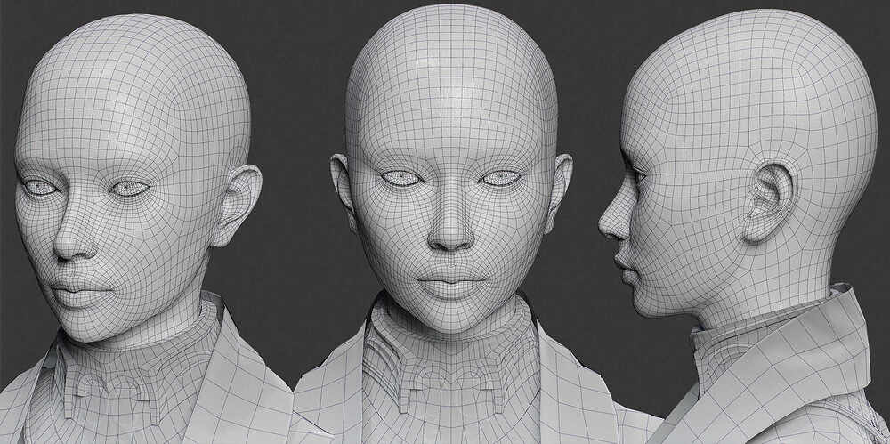 Wireframe_Head