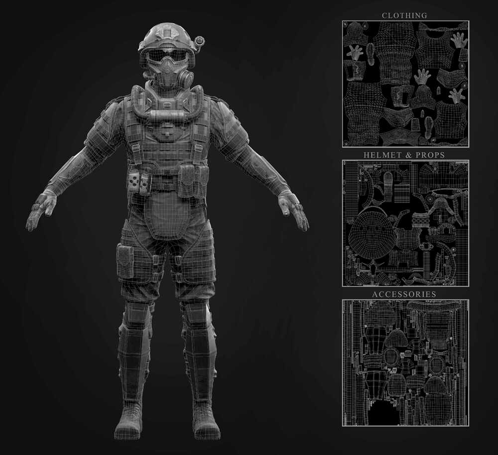 Soldier_Wairframe_UV_J