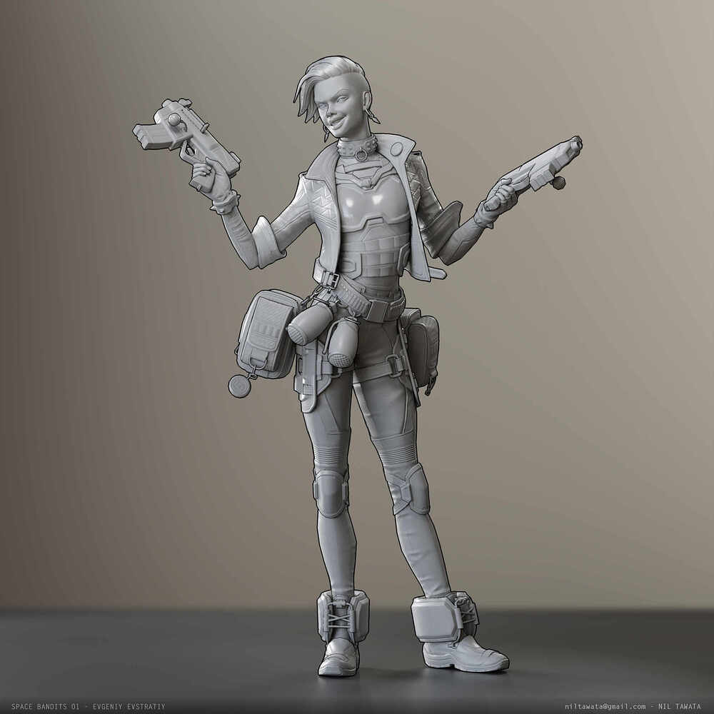 NilTawata_SpaceBandits01_Clay_001