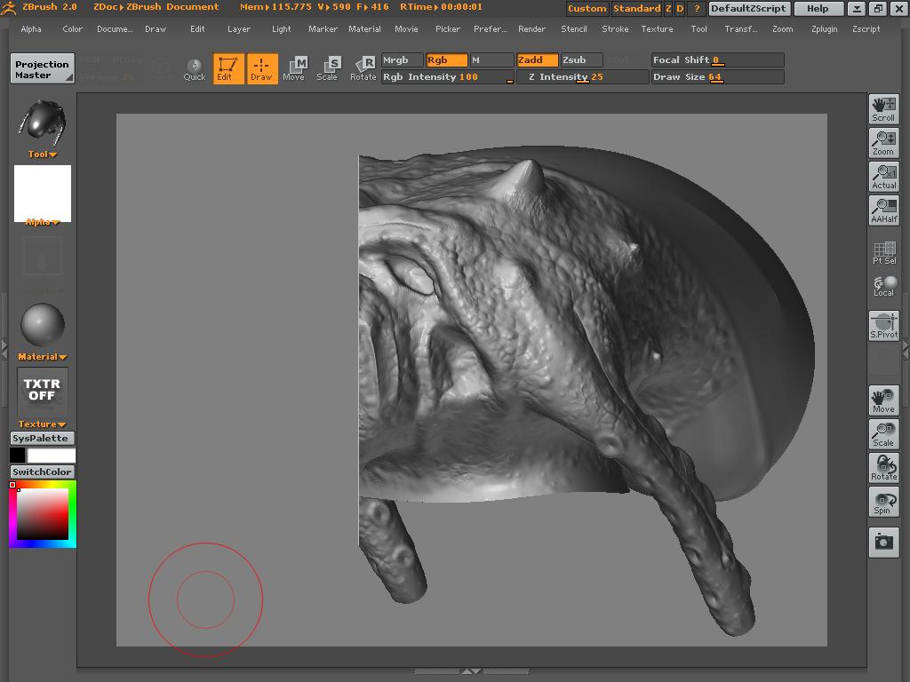 zbrush cant find my model after moving