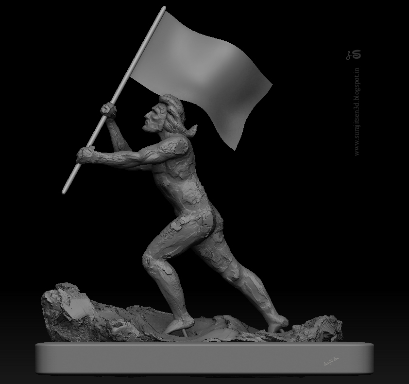 Speed_Sculpt_Freedom_by_Surajit Sen_2018_Sculpt.JPG