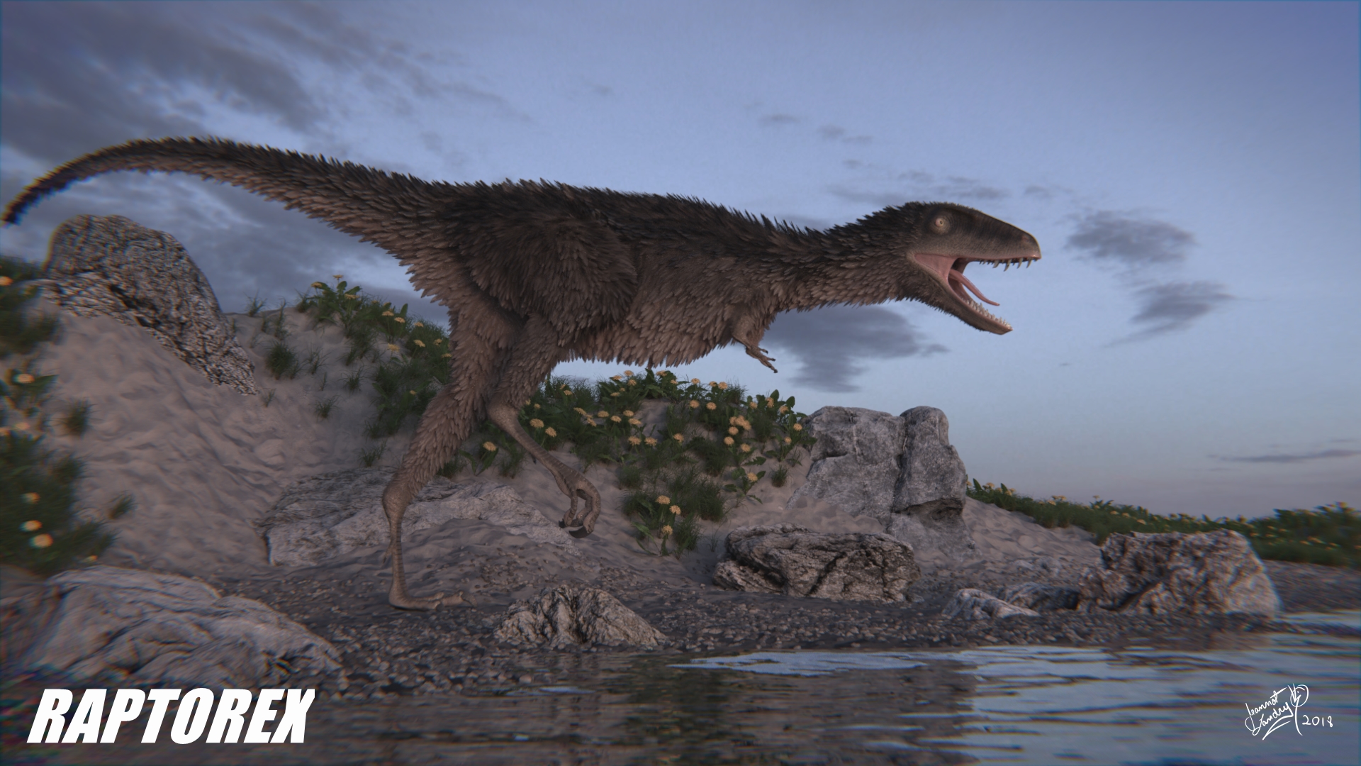 Raptorex_BeachScene_LightingScenario07.jpg