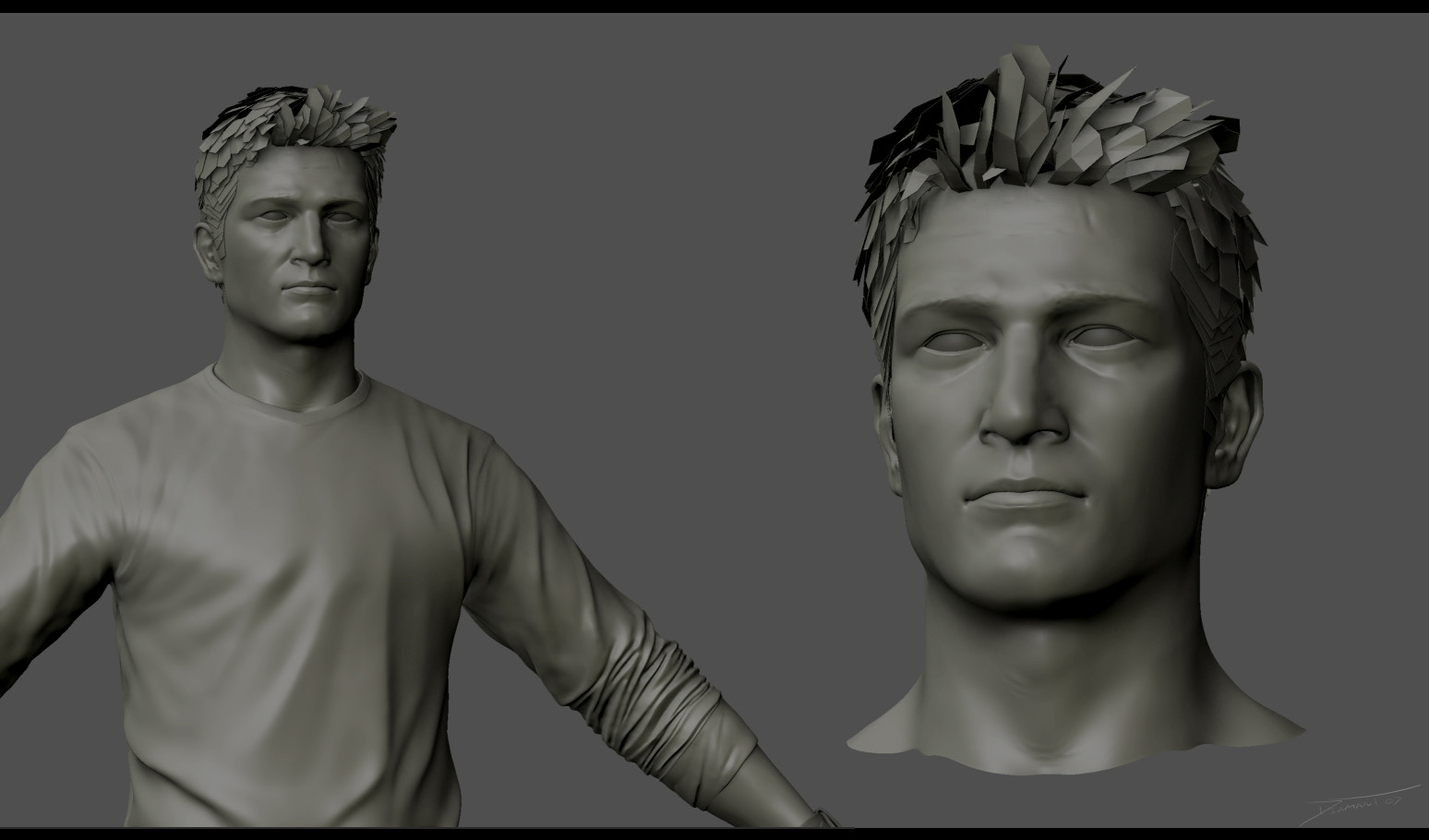 Nathan Drake Uncharted - ZBrushCentral