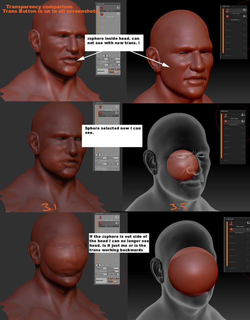 transparancy zbrush