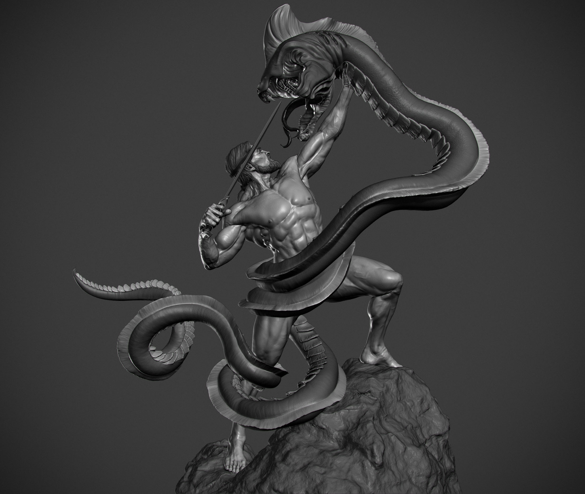 Sculpting a Beowulf Miniature in ZBrush