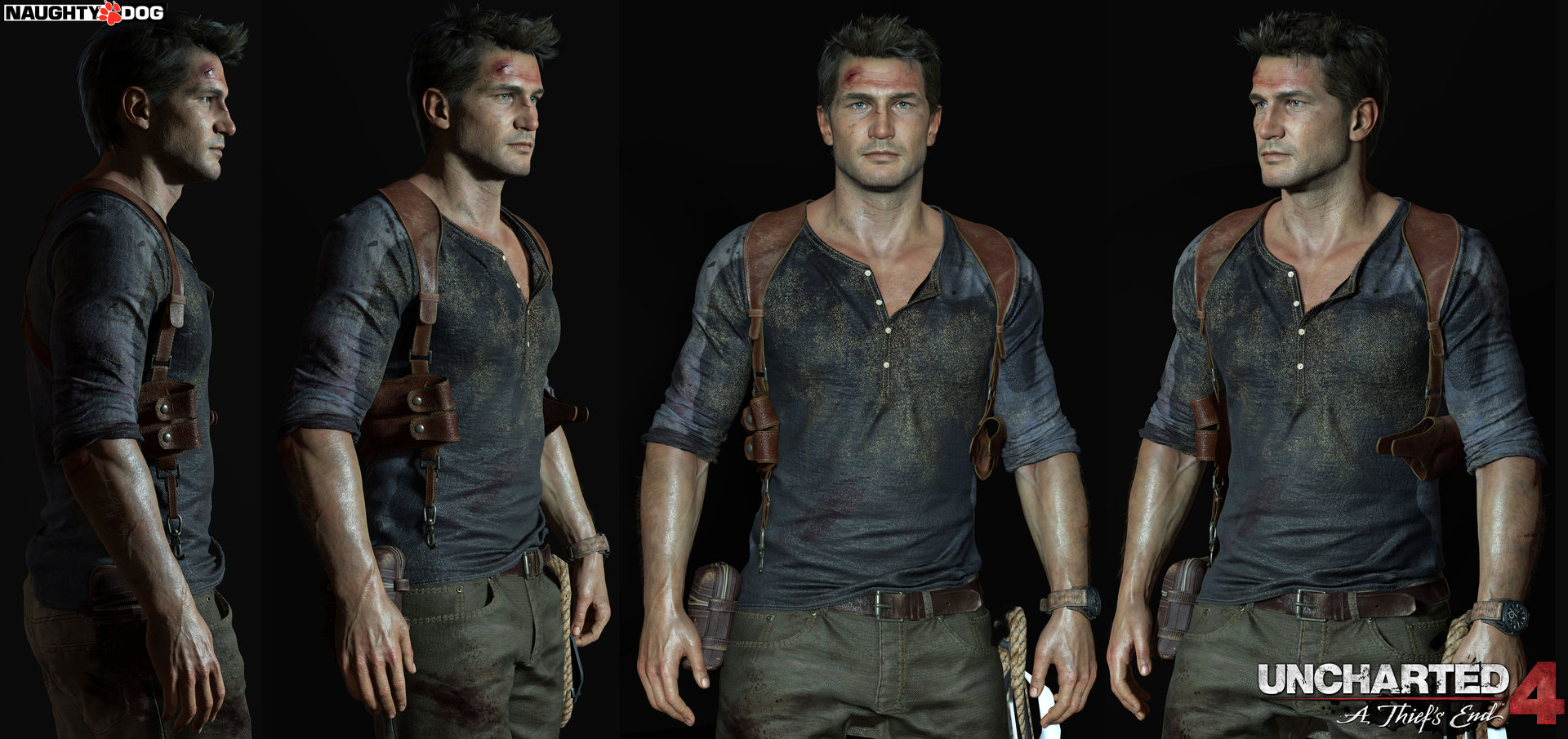 Uncharted 4 character faces contains 500 bones - Uncharted 4: A Thief's End  - Gamereactor