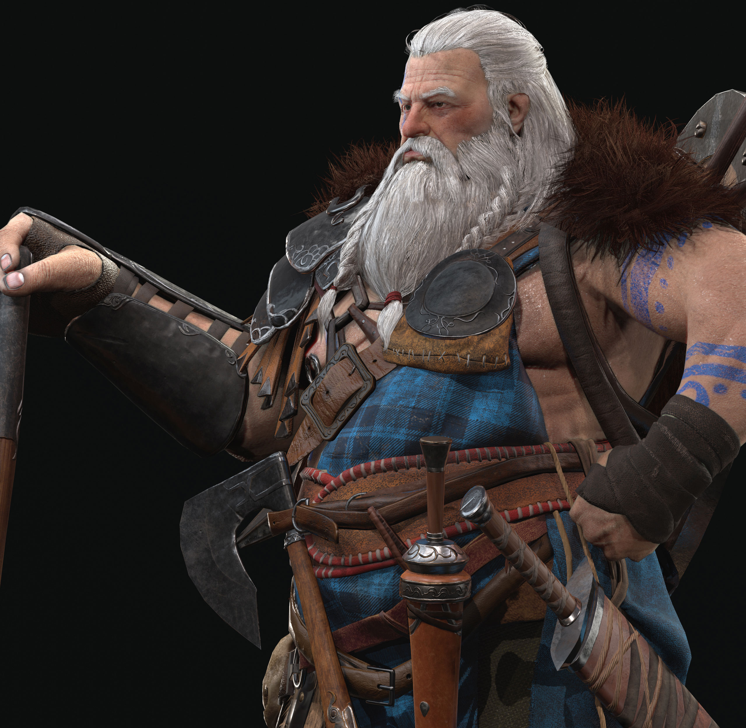 Celtic Warrior - Realtime Character - ZBrushCentral
