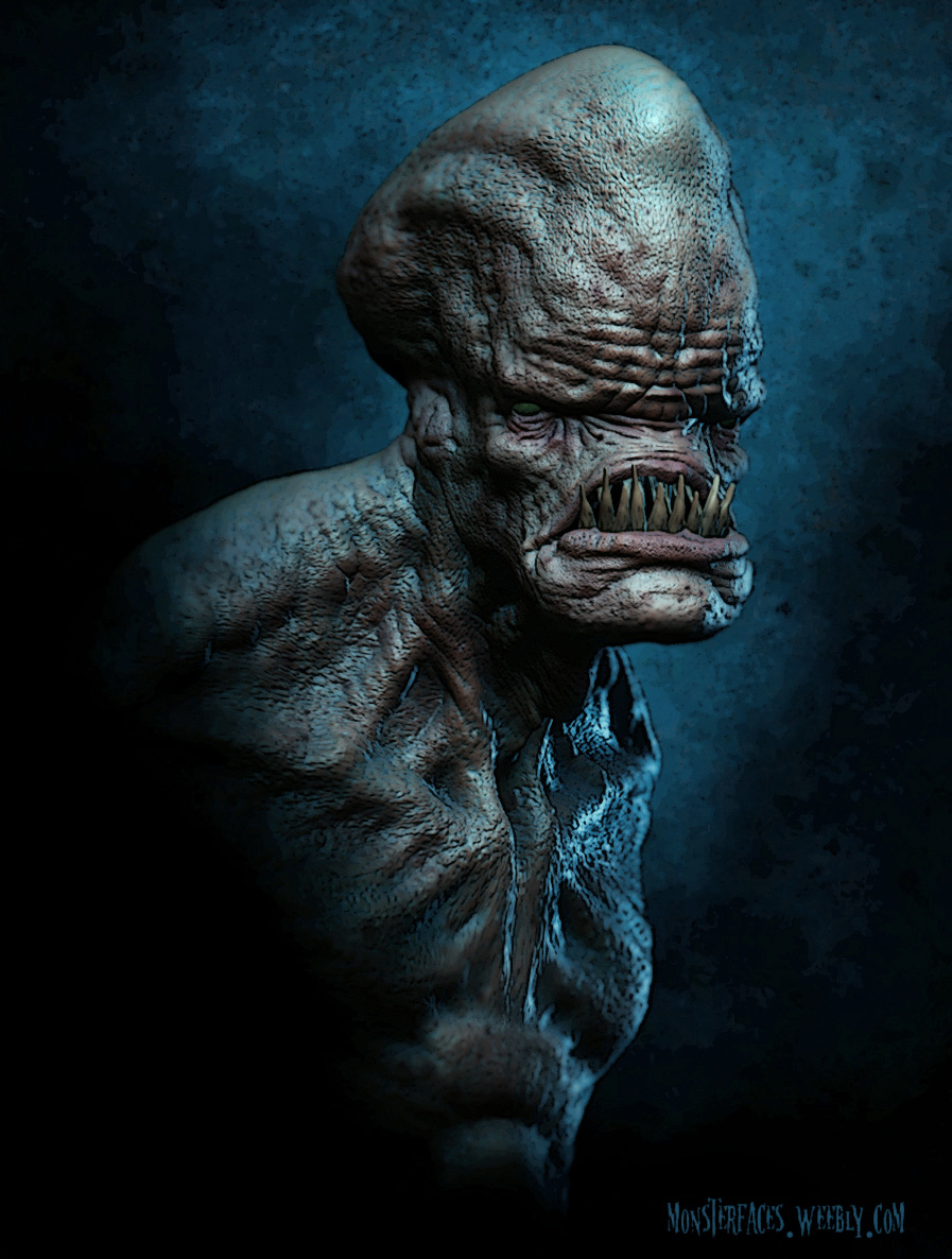 An alien monster  Photoshop Tutorials @ Designstacks