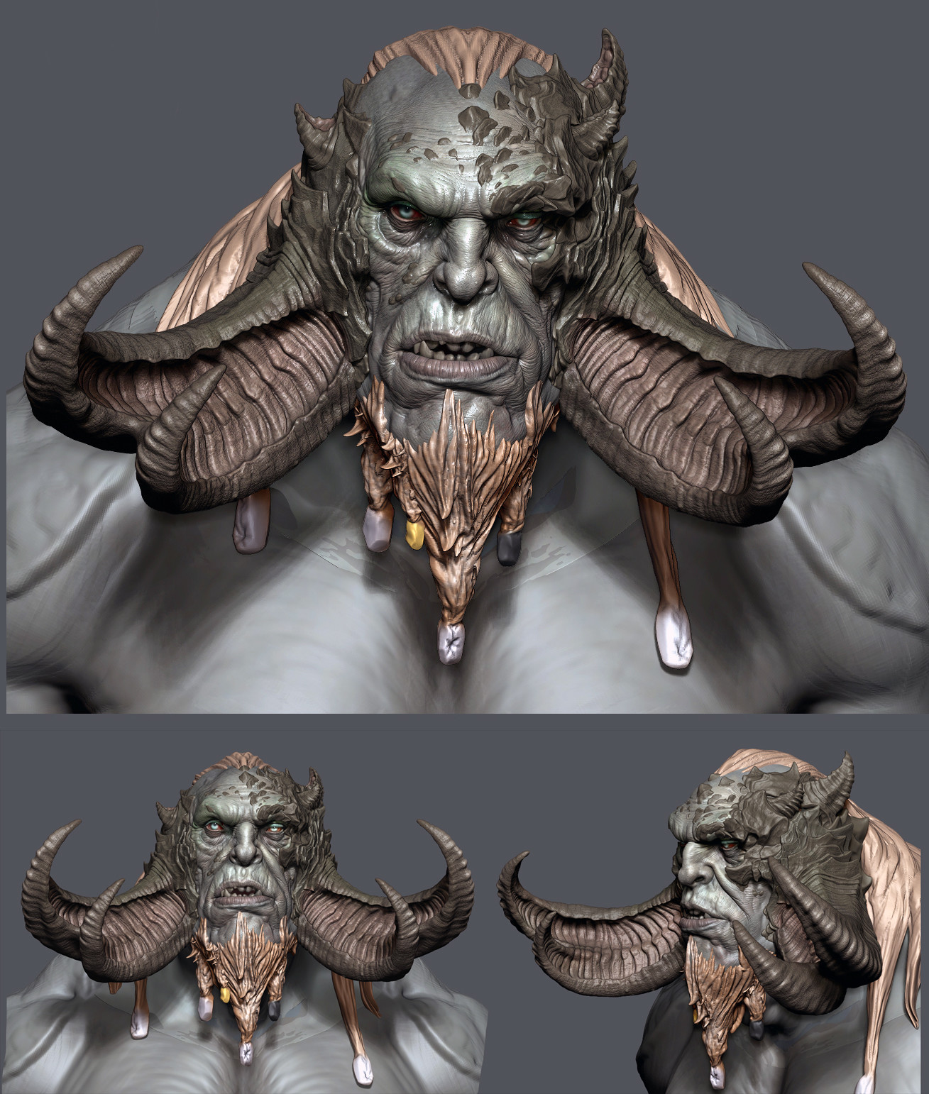 god of war ogre zbrush