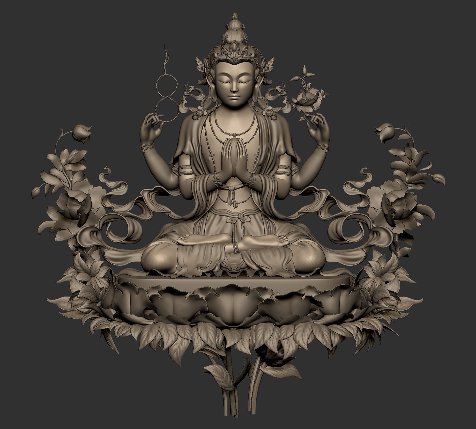 Buddha Statue - 3D Printing Project ZBrushCentral