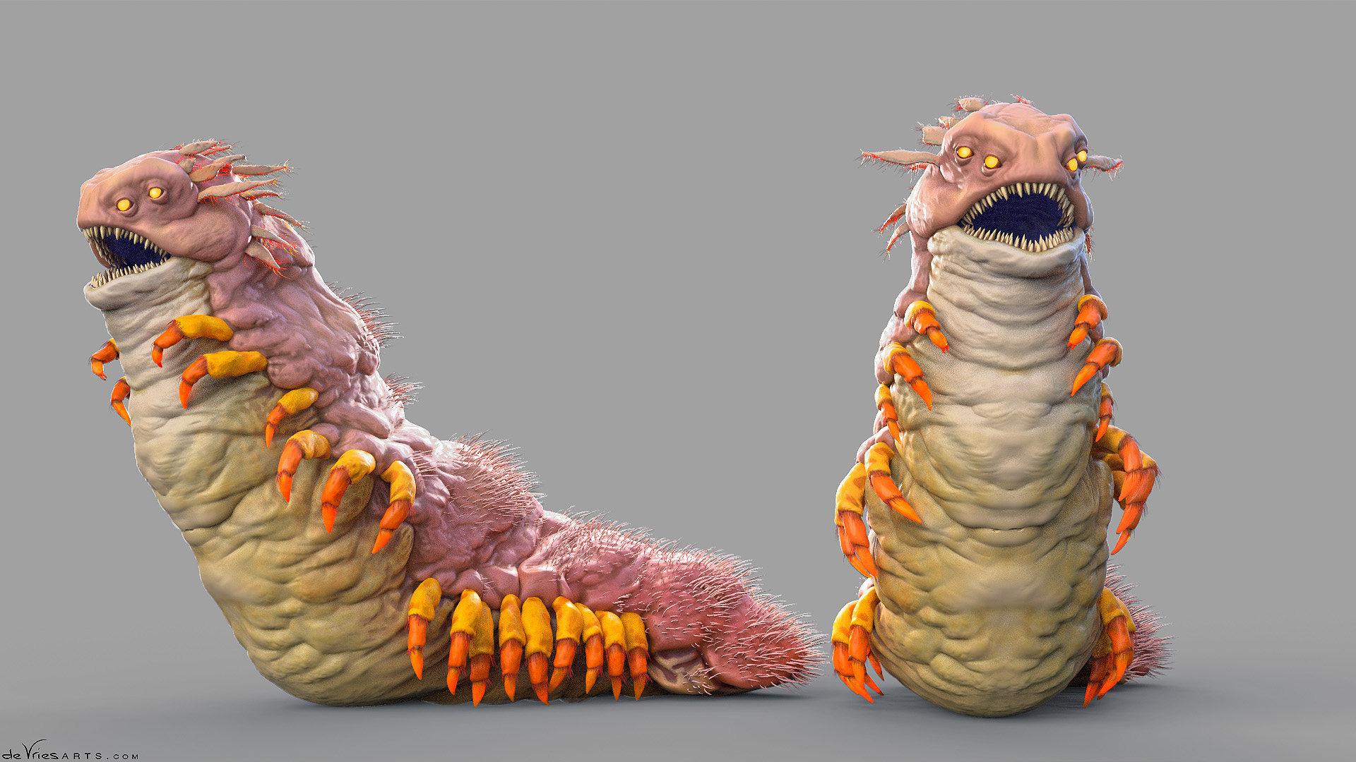 wormCloseup-ThijsDeVries_deVriesArts