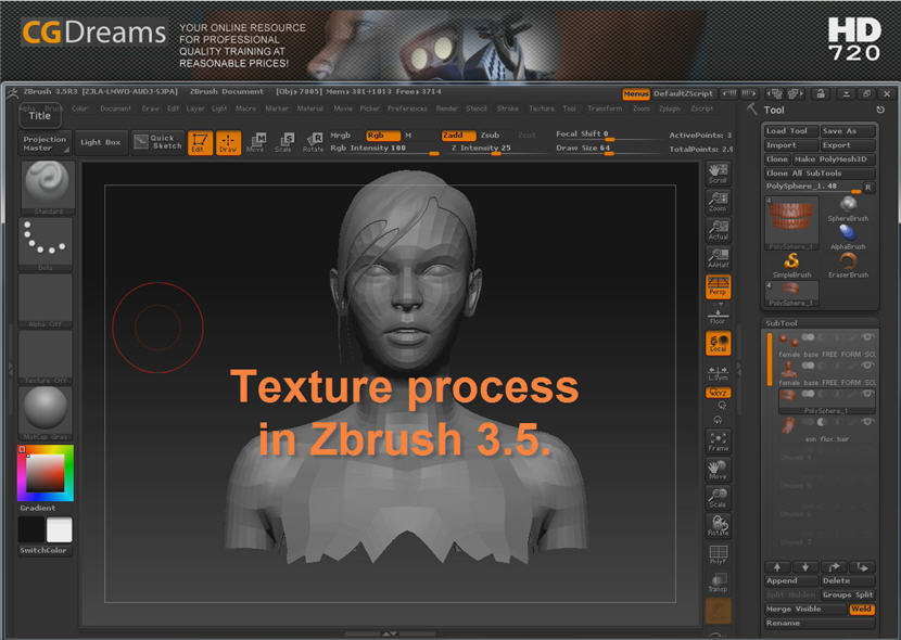 how to save a texture in zbrush