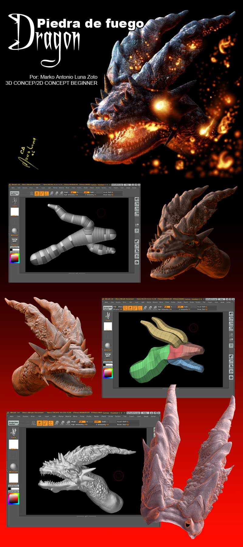 Fire Stone Zbrushcentral