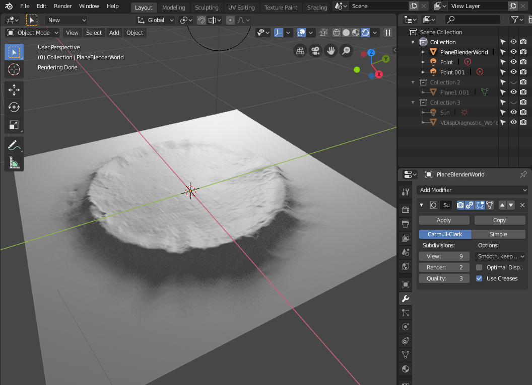 does zbrush use catmul clark sub subdivisions