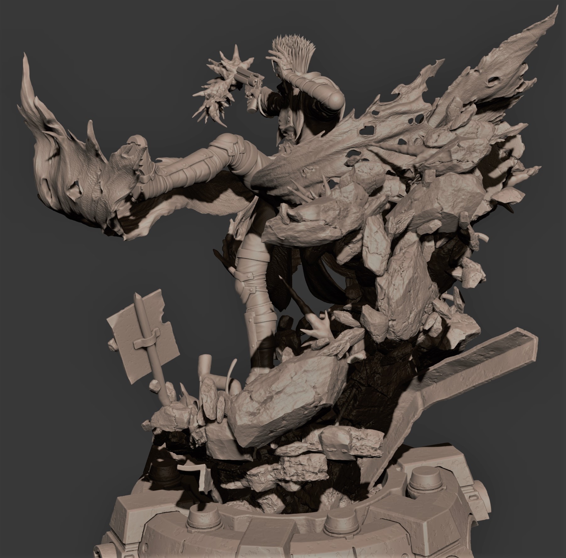 trigun statue