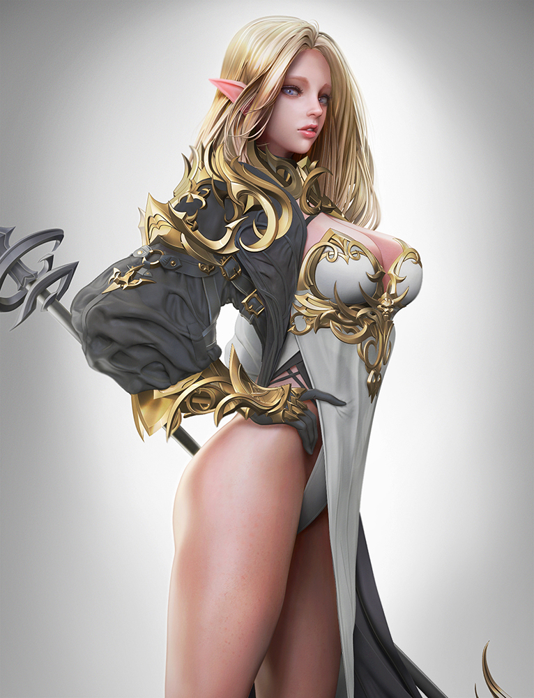0 Elf  colored version by vahid ahmadi based on concept by daeho cha  zbrush work.jpg
