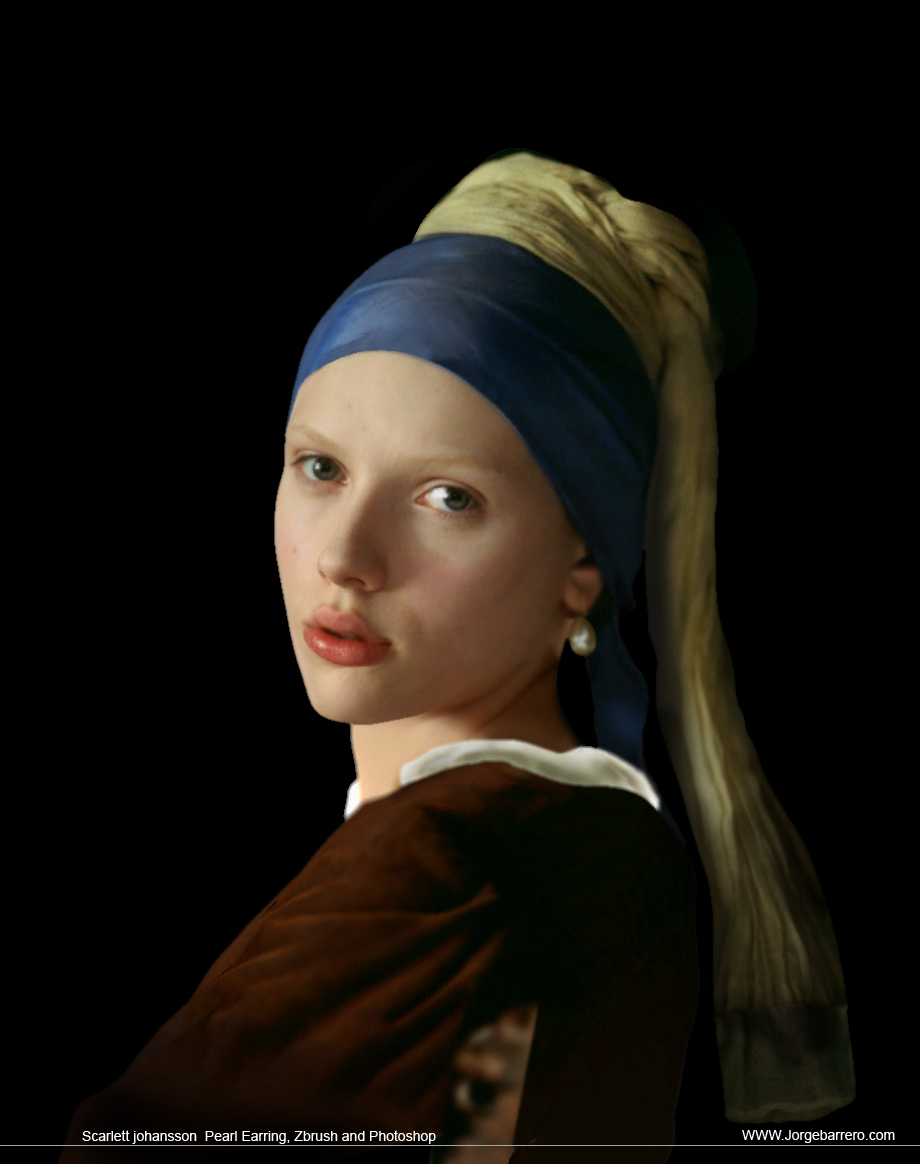 Pearl Earring Scarlett Johansson - ZBrushCentral