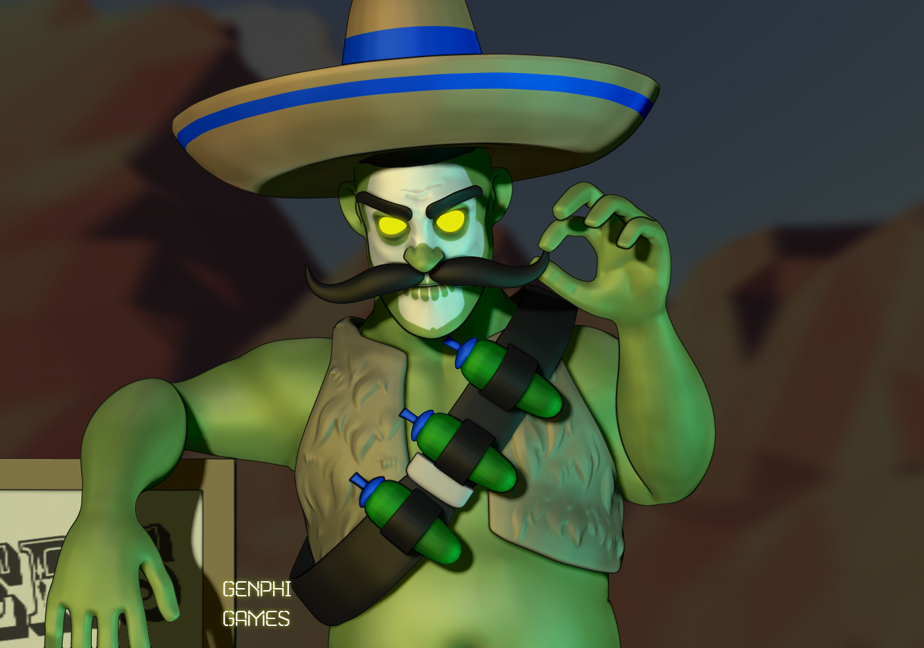 El Zombo Game character - ZBrushCentral