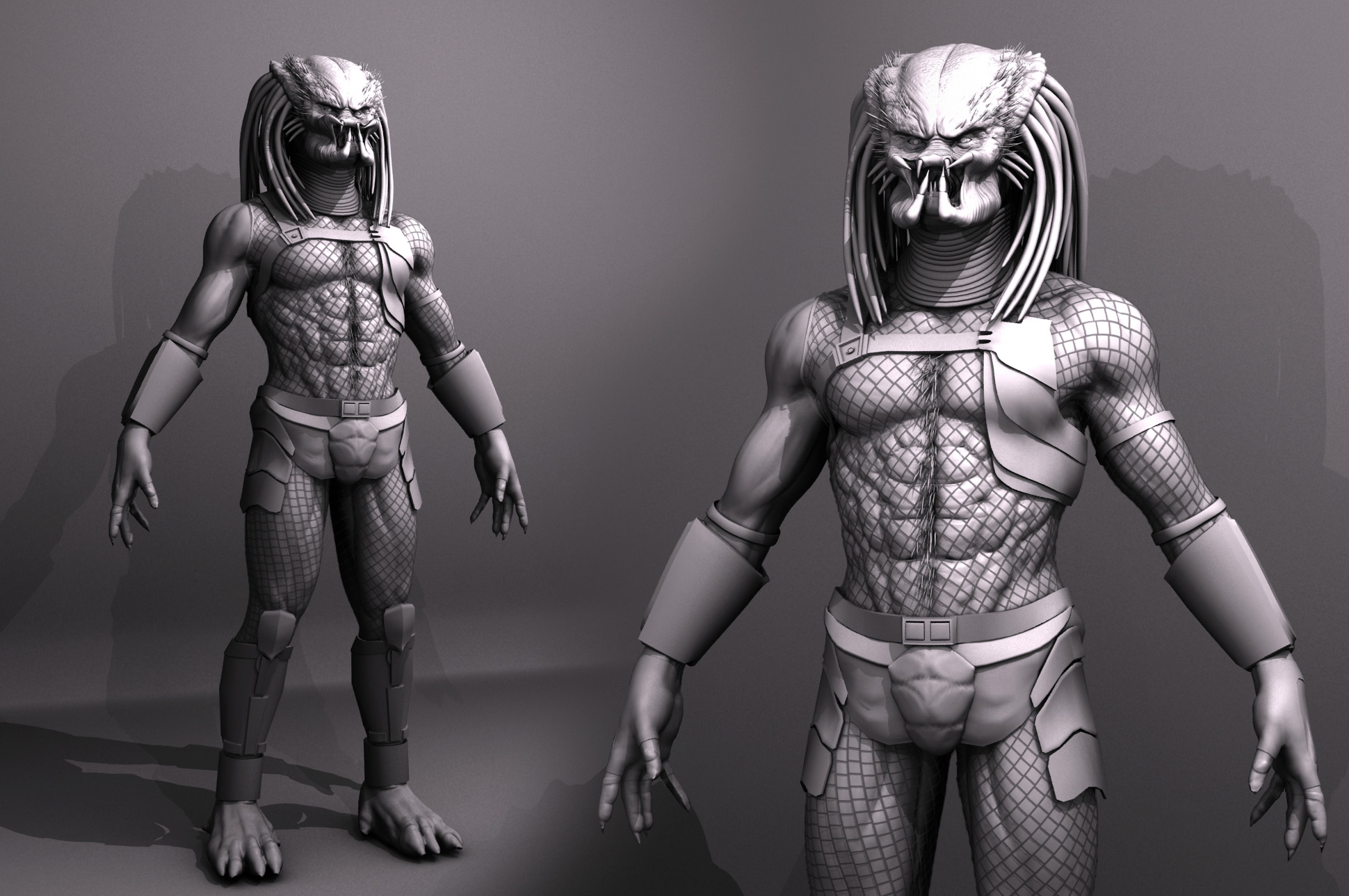 Хищник 3д модель. Предатор хищник 3. Predator 3d model Sanix. Зибраш Геншин.