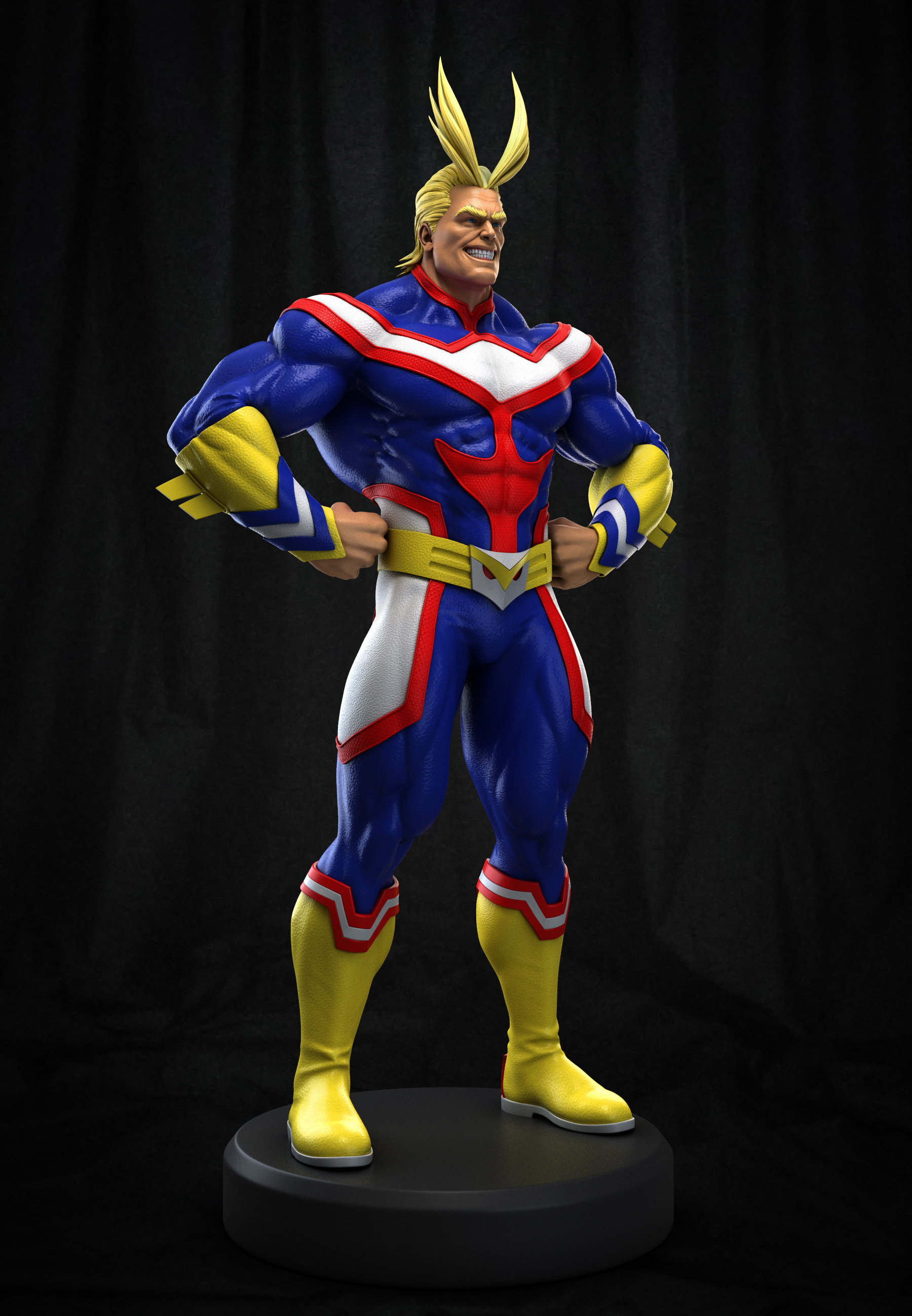 all might zbrush