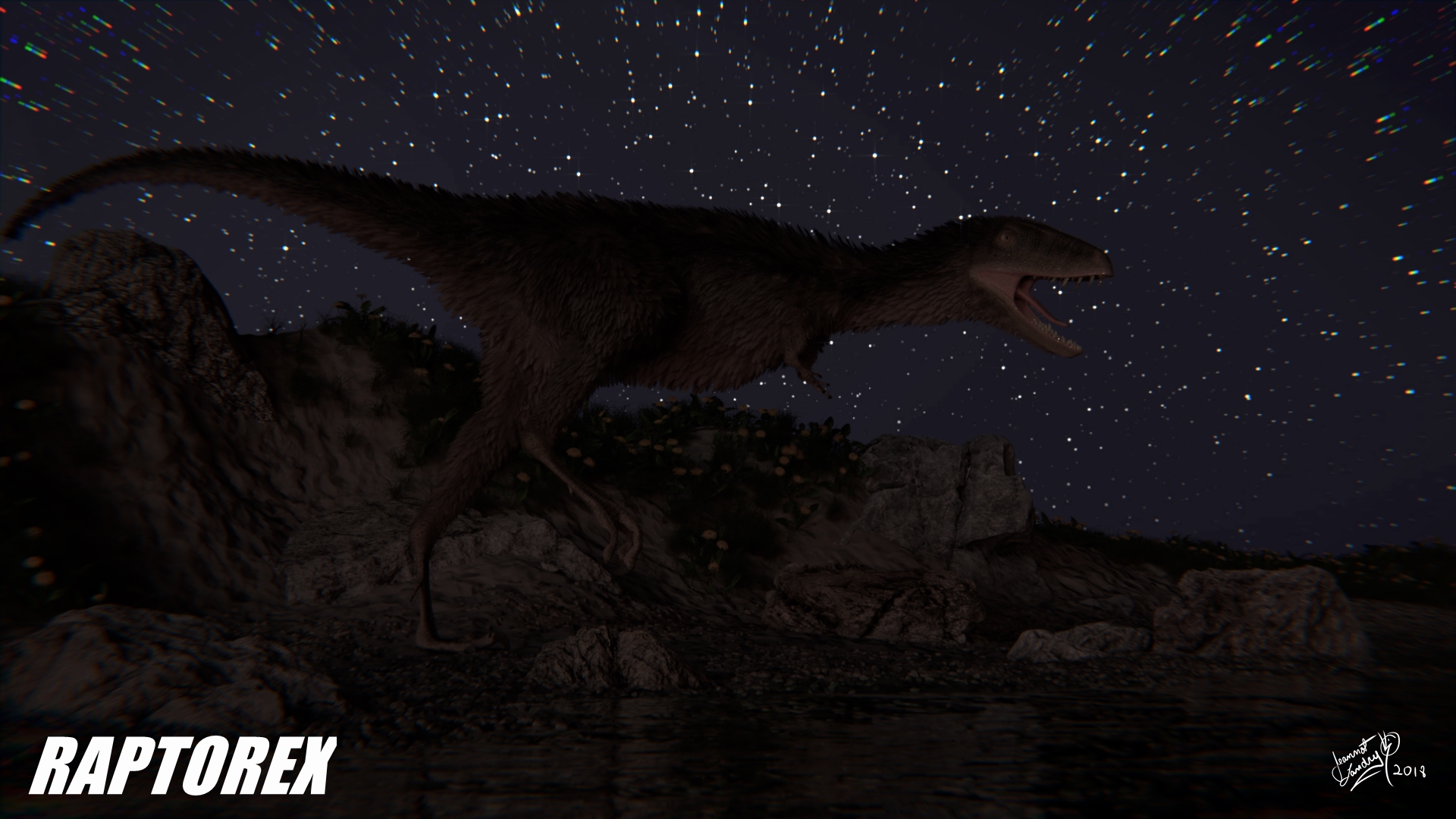 Raptorex_BeachScene_LightingScenario05.jpg