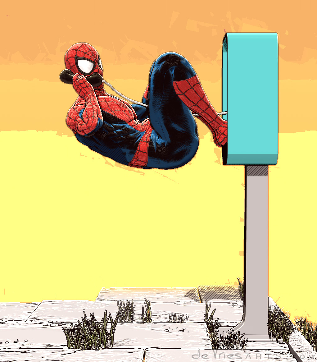 spideyPhone2_spiderman_ThijsDeVries_deVriesArts.jpg