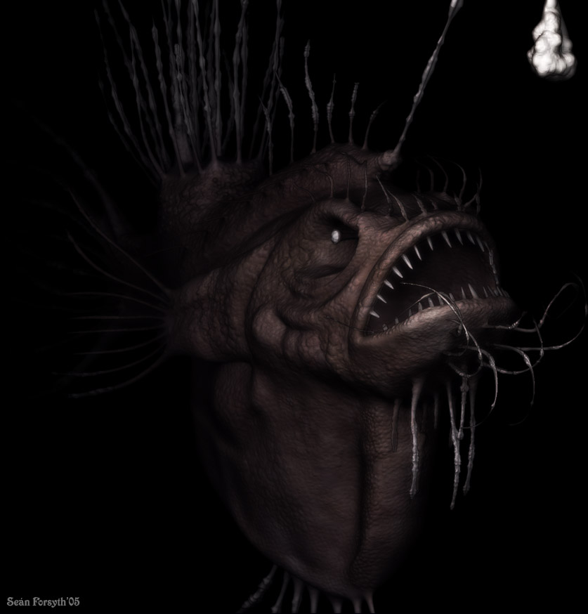 angler fish zbrush